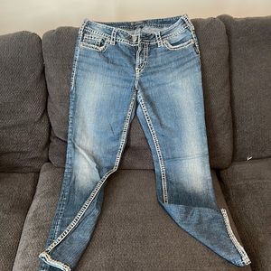Silver jeans